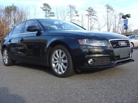 Brilliant Black 2009 Audi A4 3.2 quattro Sedan Brilliant Black 2009 Audi A4 3.2 quattro Sedan
