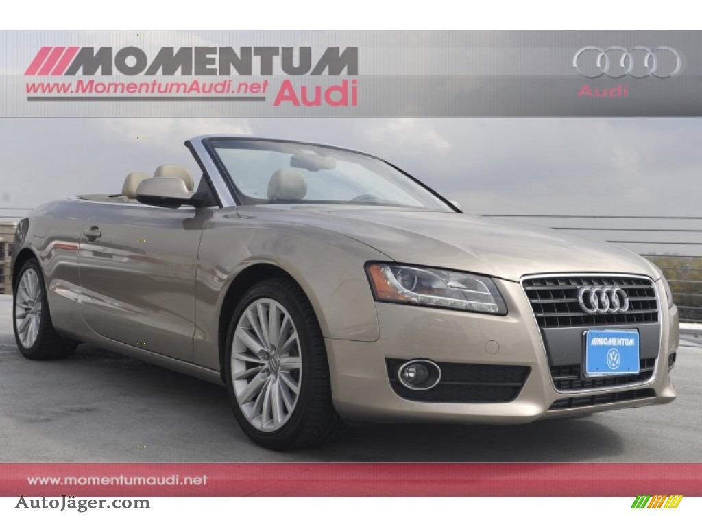 2011 Audi A5 2 0t Convertible In Aurum Beige Metallic