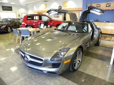 AMG Imola Grey Metallic 2012 Mercedes-Benz SLS AMG