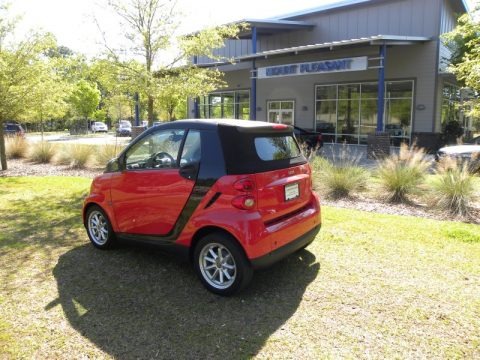 Rally Red 2009 Smart fortwo passion cabriolet Rally Red 2009 Smart fortwo passion cabriolet