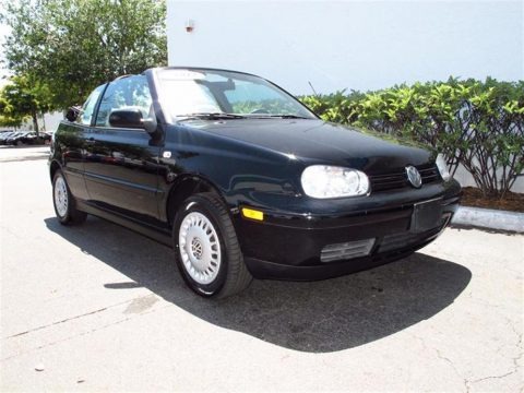 Black 2002 Volkswagen Cabrio GL Black 2002 Volkswagen Cabrio GL