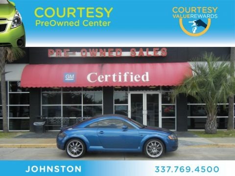 Ocean Blue Pearl Effect 2003 Audi TT 1.8T quattro Coupe
