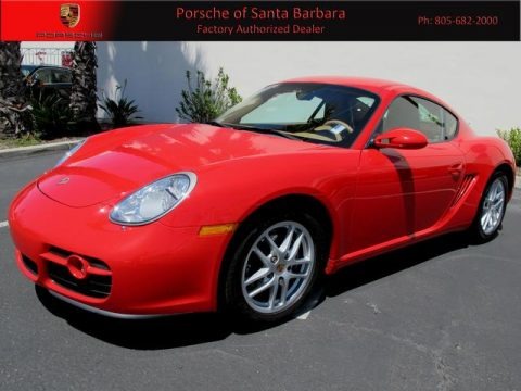 Guards Red 2007 Porsche Cayman 