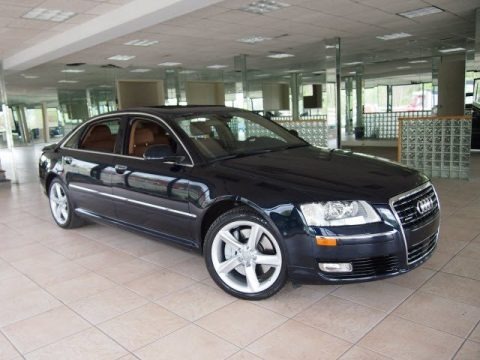 Night Blue Pearl Effect 2009 Audi A8 L 4.2 quattro