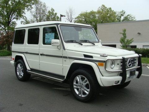 Arctic White 2012 Mercedes-Benz G 550
