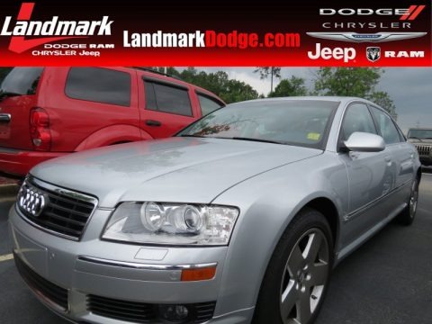 Light Silver Metallic 2004 Audi A8 L 4.2 quattro
