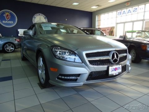 Matte Silver 2012 Mercedes-Benz CLS 550 4Matic Coupe