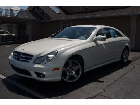 Diamond White Metallic 2009 Mercedes-Benz CLS 550