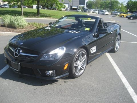 Black 2009 Mercedes-Benz SL 63 AMG Roadster Black 2009 Mercedes-Benz SL 63 AMG Roadster