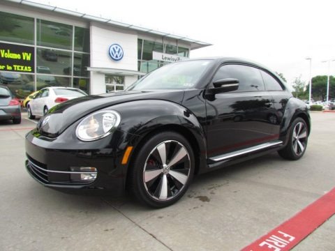 Black 2012 Volkswagen Beetle Turbo