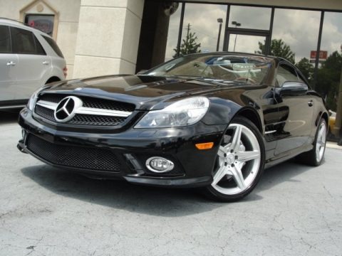 Black 2009 Mercedes-Benz SL 550 Roadster Black 2009 Mercedes-Benz SL 550 Roadster