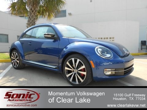 Reef Blue Metallic 2012 Volkswagen Beetle Turbo