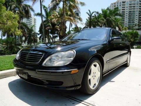 Black 2001 Mercedes-Benz S 600 Sedan Black 2001 Mercedes-Benz S 600 Sedan