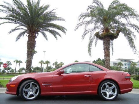 Mars Red 2009 Mercedes-Benz SL 550 Roadster Mars Red 2009 Mercedes-Benz SL 550 Roadster