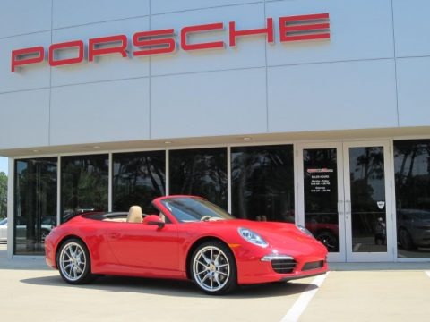 Guards Red 2012 Porsche New 911 Carrera Cabriolet Guards Red 2012 Porsche New 911 Carrera Cabriolet