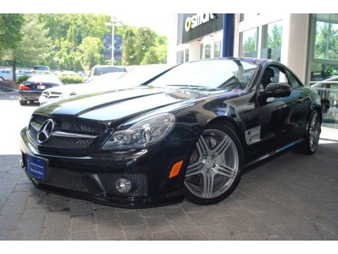 Black 2009 Mercedes-Benz SL 63 AMG Roadster Black 2009 Mercedes-Benz SL 63 AMG Roadster