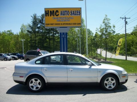 Satin Silver Metallic 2001 Volkswagen Passat GLS Sedan Satin Silver Metallic 2001 Volkswagen Passat GLS Sedan
