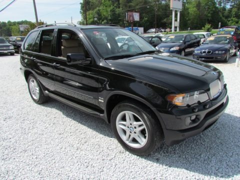 Black Sapphire Metallic 2005 BMW X5 4.4i