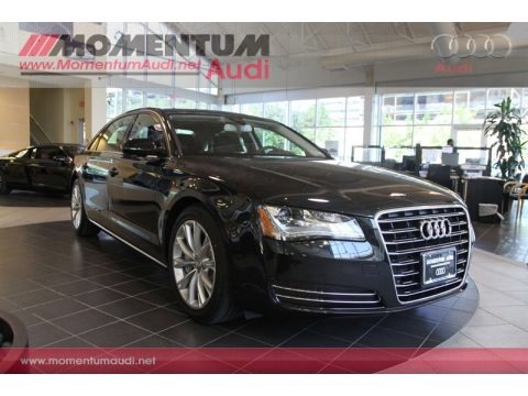 Phantom Black Pearl Effect 2012 Audi A8 L 4.2 quattro