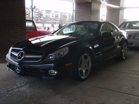 Majestic Black Metallic 2009 Mercedes-Benz SL 550 Roadster Majestic Black Metallic 2009 Mercedes-Benz SL 550 Roadster