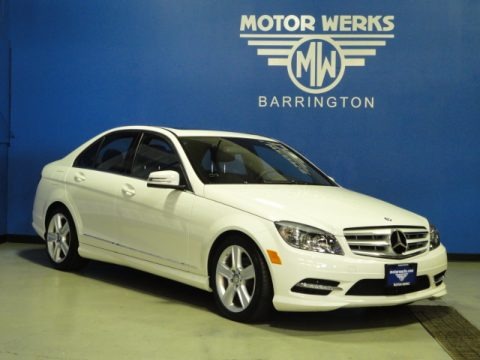 Arctic White 2011 Mercedes-Benz C 300 Sport 4Matic