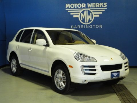 Sand White 2009 Porsche Cayenne S
