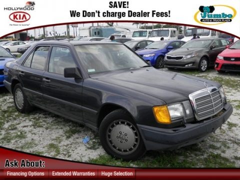 Anthracite Grey Metallic 1988 Mercedes-Benz E Class 300 E Sedan Anthracite Grey Metallic 1988 Mercedes-Benz E Class 300 E Sedan