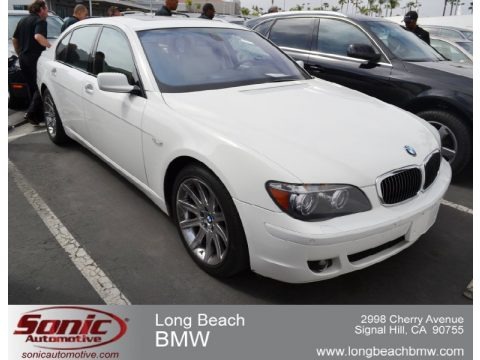 Alpine White 2007 BMW 7 Series 750Li Sedan Alpine White 2007 BMW 7 Series 750Li Sedan