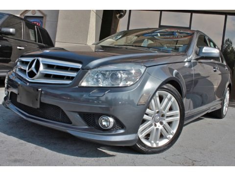 Steel Grey Metallic 2009 Mercedes-Benz C 300 4Matic Sport