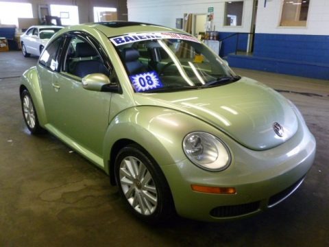 Gecko Green 2008 Volkswagen New Beetle S Coupe Gecko Green 2008 Volkswagen New Beetle S Coupe