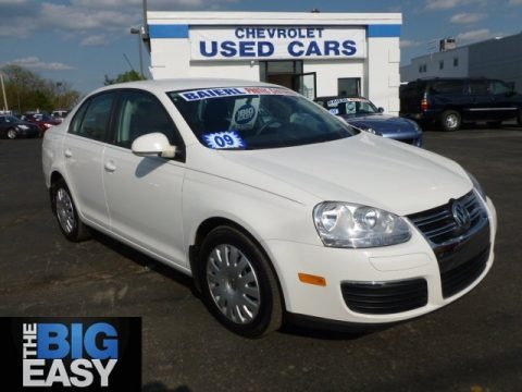 Candy White 2009 Volkswagen Jetta S Sedan Candy White 2009 Volkswagen Jetta S Sedan