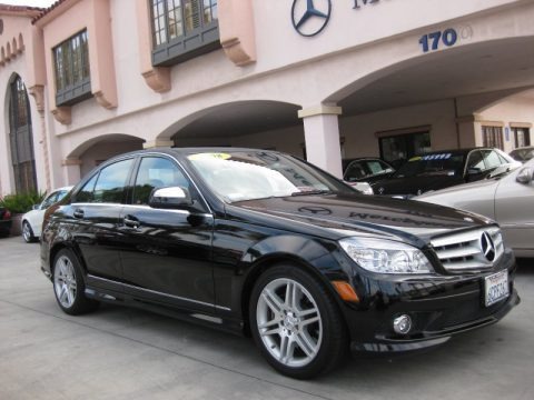 Black 2008 Mercedes-Benz C 350 Sport