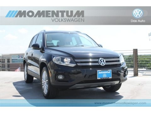 Deep Black Metallic 2012 Volkswagen Tiguan SE Deep Black Metallic 2012 Volkswagen Tiguan SE