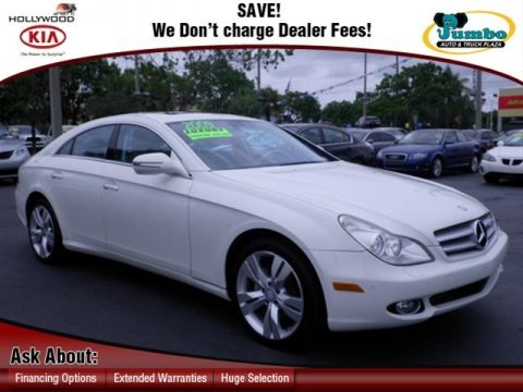 Arctic White 2009 Mercedes-Benz CLS 550