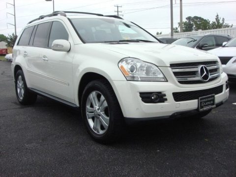 Arctic White 2008 Mercedes-Benz GL 450 4Matic