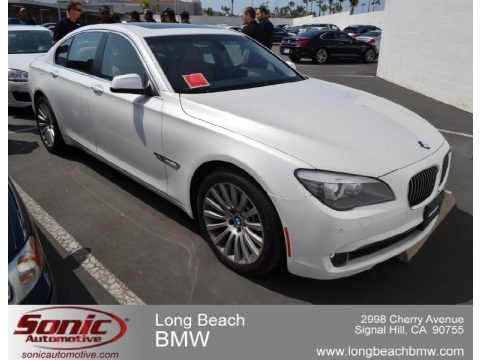 Mineral White Metallic 2009 BMW 7 Series 750i Sedan Mineral White Metallic 2009 BMW 7 Series 750i Sedan