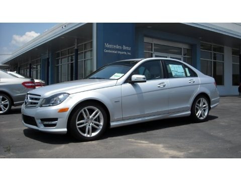 Iridium Silver Metallic 2012 Mercedes-Benz C 250 Sport