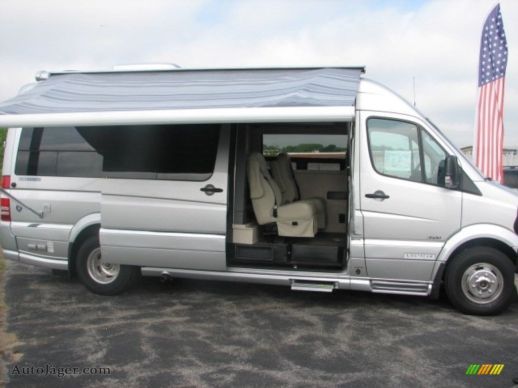 2011 Sprinter 3500 High Roof Camper Conversion Van - Brilliant Silver Metallic / Beige photo #2