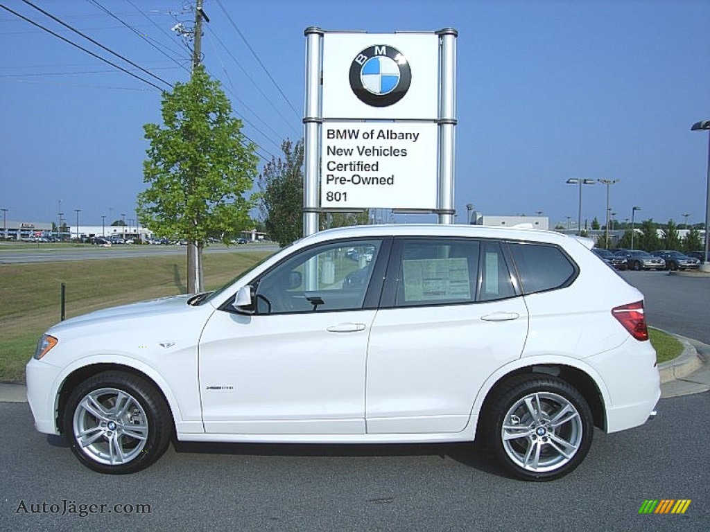 2013 X3 xDrive 28i - Alpine White / Black photo #1