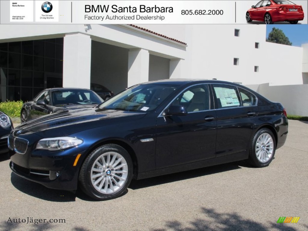 Imperial Blue Metallic / Venetian Beige BMW 5 Series 535i Sedan