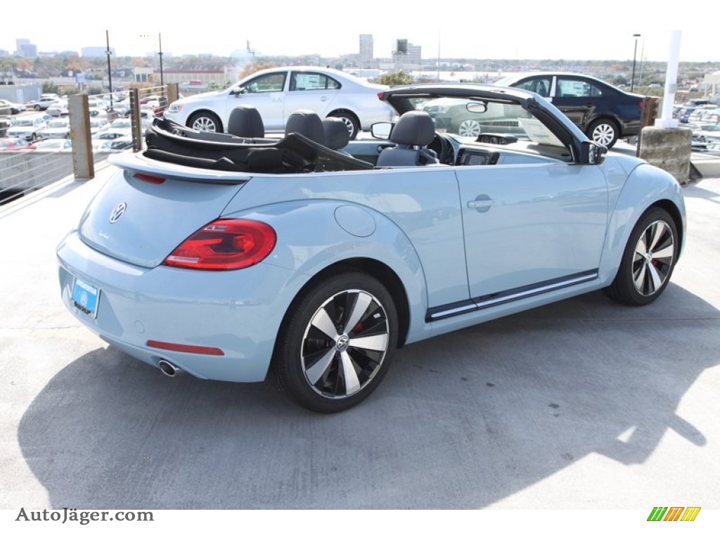 2013 Volkswagen Beetle Turbo Convertible 60s Edition In Denim Blue