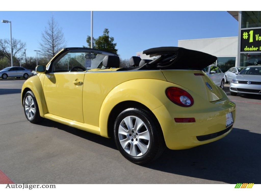 2008 New Beetle S Convertible - Sunflower Yellow / Black photo #3