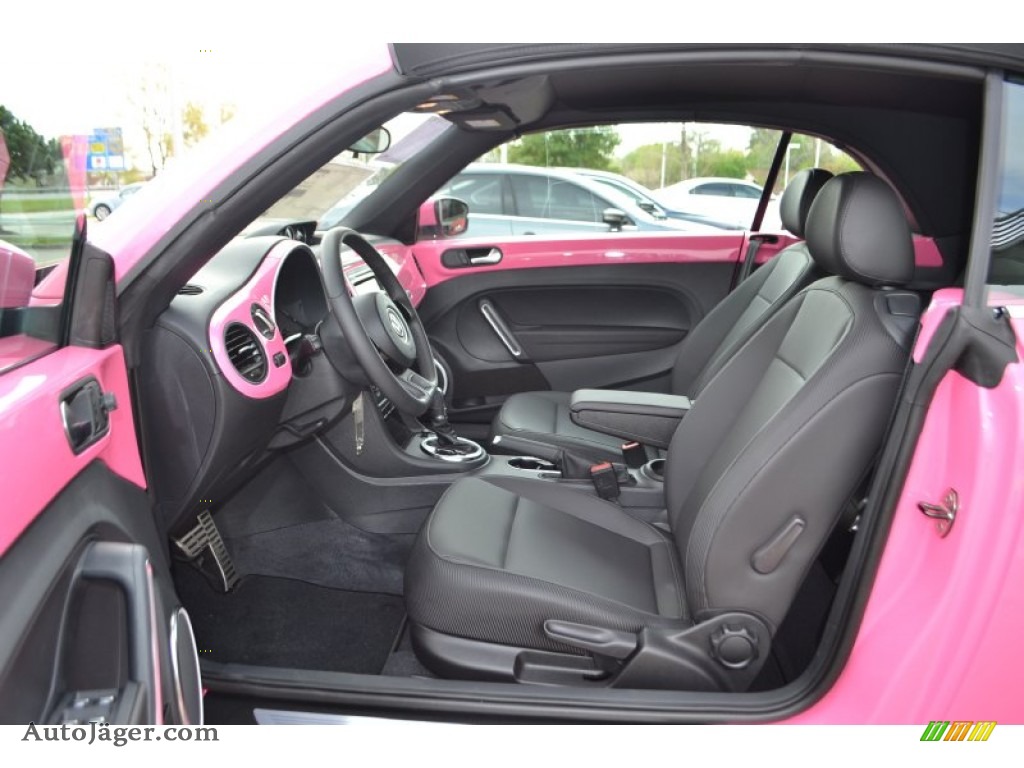 2013 Beetle Turbo Convertible - Custom Pink / Titan Black photo #4