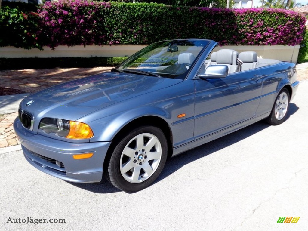 2001 BMW 3 Series 325i Convertible in Steel Blue Metallic