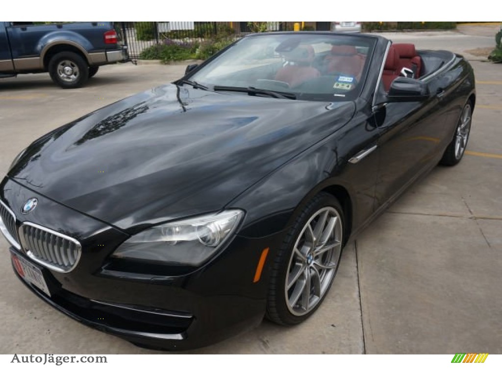 2012 Bmw 6 series convertible in black sapphire #2
