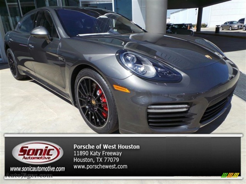 Agate Grey Metallic / Black Porsche Panamera Turbo Executive