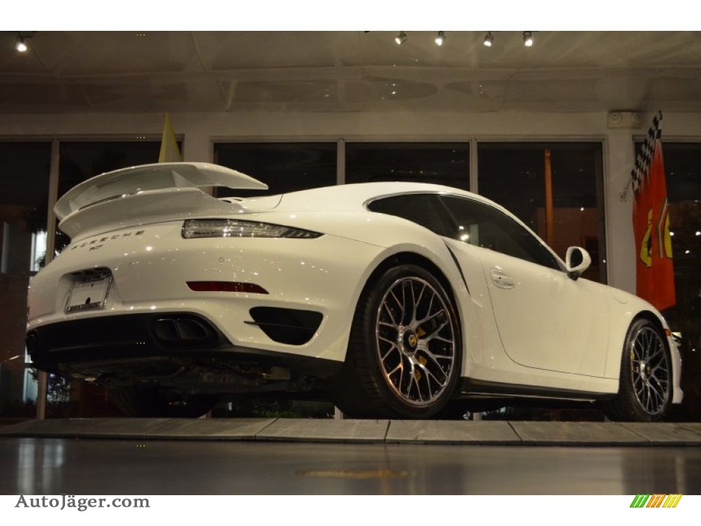 2014 911 Turbo S Coupe - White / Carrera Red Natural Leather photo #6