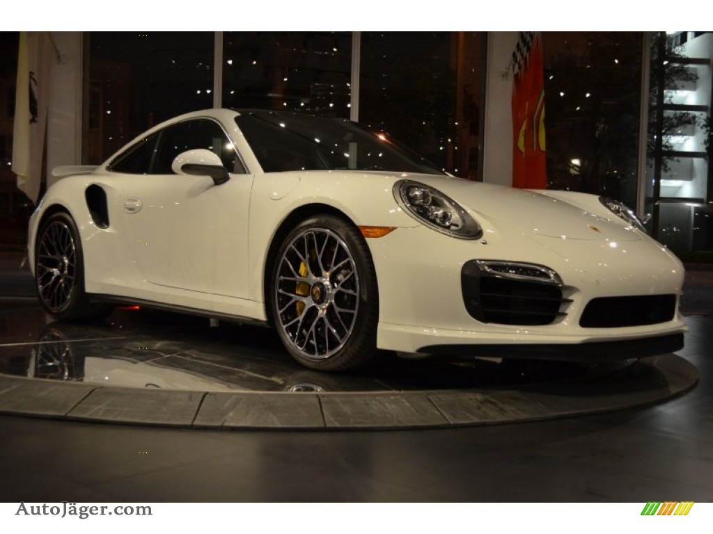 2014 911 Turbo S Coupe - White / Carrera Red Natural Leather photo #8