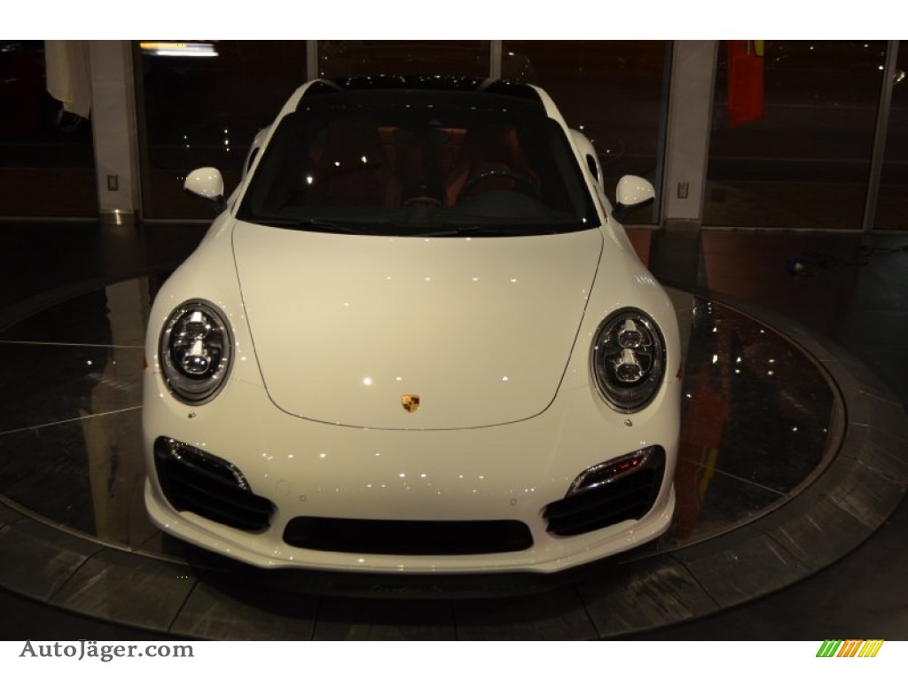 2014 911 Turbo S Coupe - White / Carrera Red Natural Leather photo #10