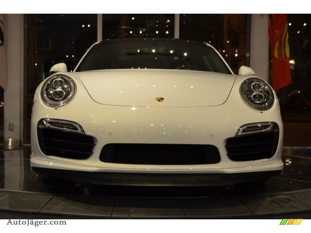 2014 911 Turbo S Coupe - White / Carrera Red Natural Leather photo #11